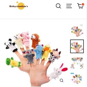 New finger puppets set of 10